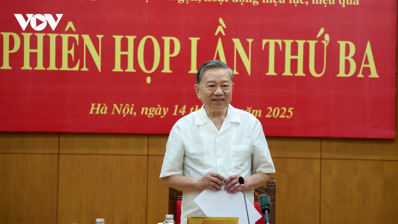 Tổng Bí thư chủ trì phiên họp thứ 3 của Ban chỉ đạo TƯ tổng kết Nghị quyết 18